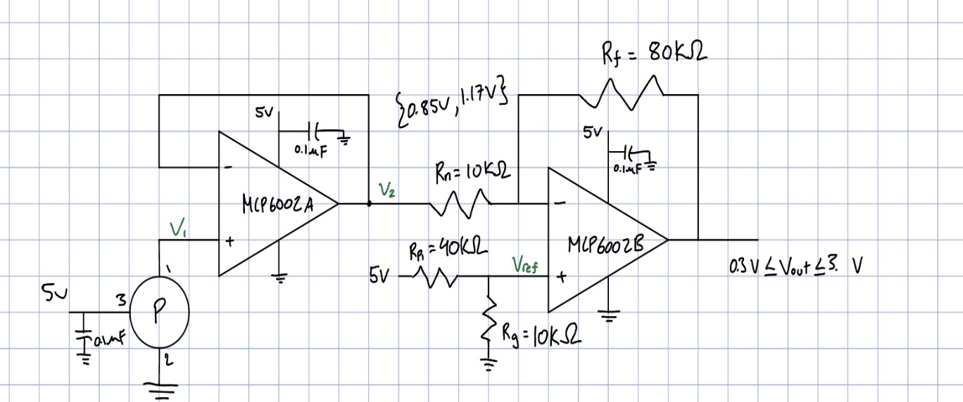 Pressure sensor conditioning circuit